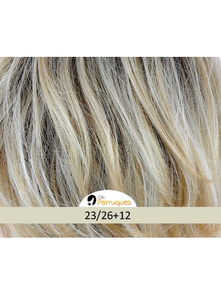 Vicky Natural Lace Part coupe courte plongeante frange longue