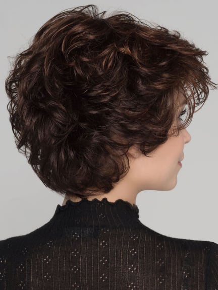 Alexis — Perruque ondulée Auburn/mix, effet racines foncées (rooted) et balayage (mix)