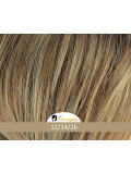 Perruque Cosmo Chic Mono Lace Gisela Mayer : carré court chic, frange longue, nuque légèrement longue, effet naturel