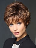 Perruque Beautiful : coupe courte volumineuse au mouvement naturel, élégante et confortable au quotidien