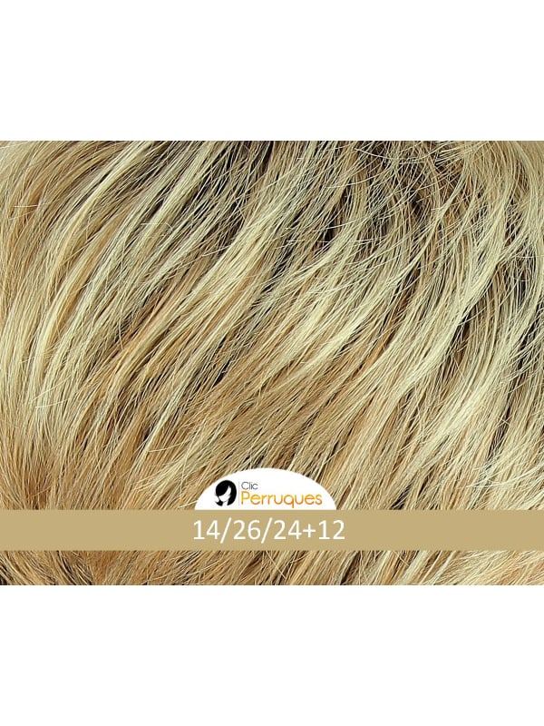 Perruque Romy Modern'Hair courte effilée, style jeune et dynamique – coloris 14/26/24+12