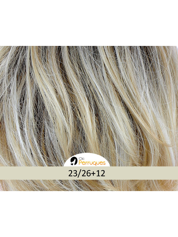 High End Vicky perruque coupe carré plongeant vue de face