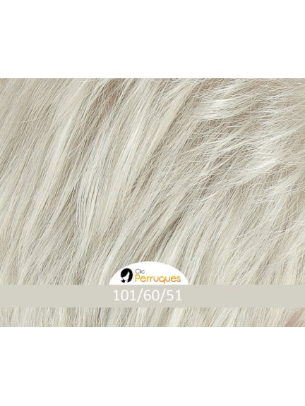 Découvrez Long Page Mono Lace perruque carré avec frange ultra légère