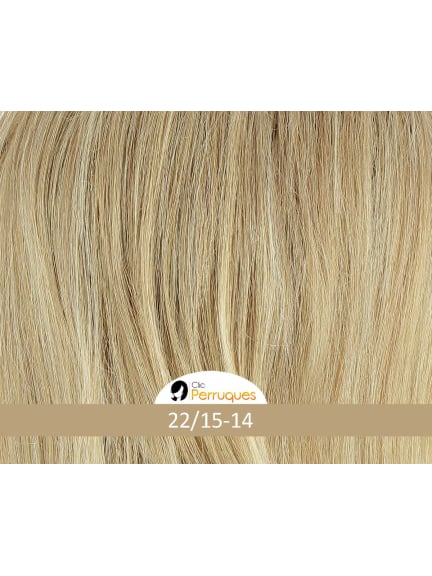 High End Page — Carré long à frange latérale, tulle cinéma et pointes effilées