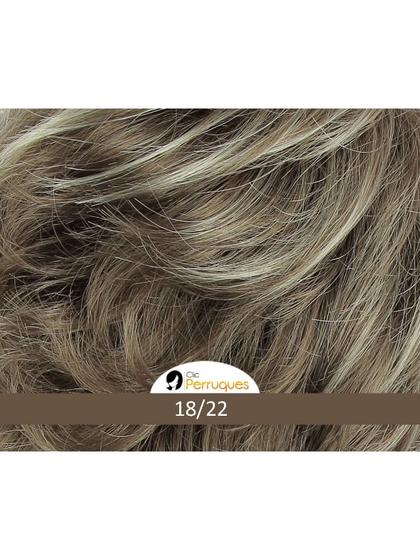 Perruque Gisela Mayer Super Extra Mono Lace courte, effet coiffé/décoiffé, bonnet léger et confortable