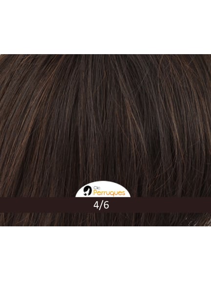 Cosmo Milano Mono Lace Deluxe — perruque courte effilée, bonnet léger, taille S (48–54 cm)