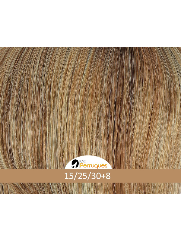 Perruque Extra Lace Gisela Mayer avec tulle cinéma : frange souple, bordure invisible, volume naturel.