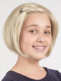 Perruque enfant Emma Power Kids, carré mi-long, petite taille 52-54 cm, tulle coiffable, couleur lightbrown.
