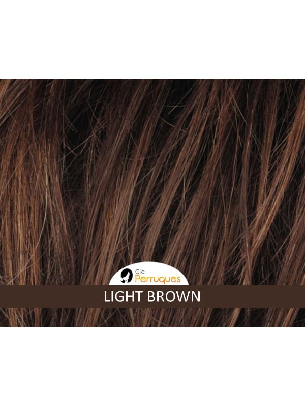 Perruque Sara Power Kids longue : tulle invisible soyeux, taille réglable 52-54 cm, look naturel (lightblonde/lightbrown).