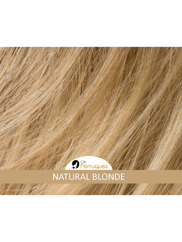 Perruque Sara Power Kids longue : tulle invisible soyeux, taille réglable 52-54 cm, look naturel (lightblonde/lightbrown).