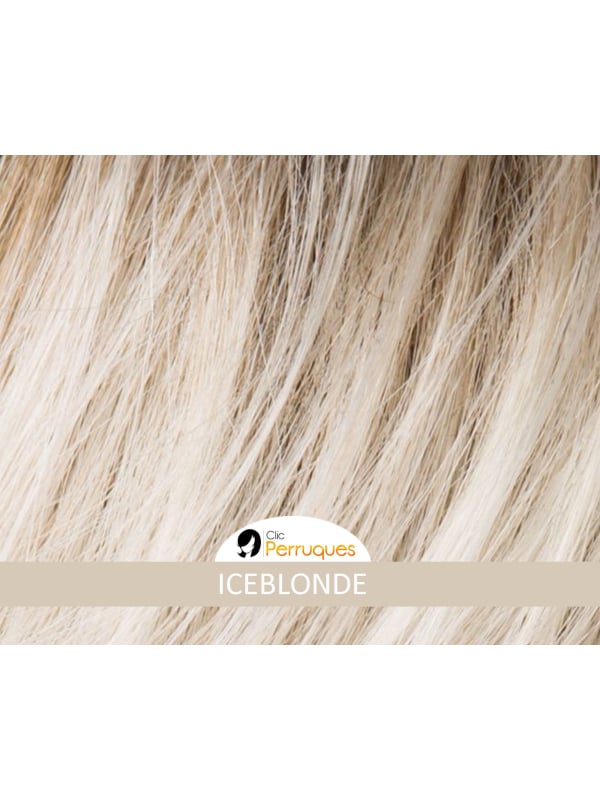 Perruque Sara Power Kids longue : tulle invisible soyeux, taille réglable 52-54 cm, look naturel (lightblonde/lightbrown).