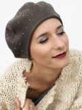 Béret Pierre, strass — style élégant et douillet