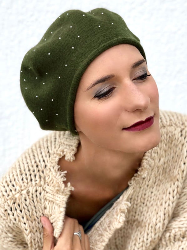 Béret Pierre, strass — style élégant et douillet