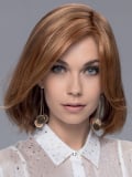 Perruque Flirt Mono Part : carré souple, frange latérale et bordure invisible extra longue