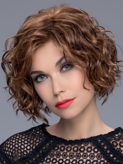 Turn Mono Part — coupe courte bouclée, effet rooted et mix, volume naturel