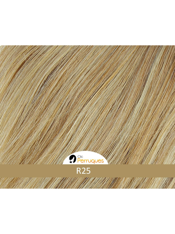 Flat Mega Clip Gisela Mayer : queue de cheval synthétique 70 cm, légère ondulation, fixation par grande pince, effet naturel