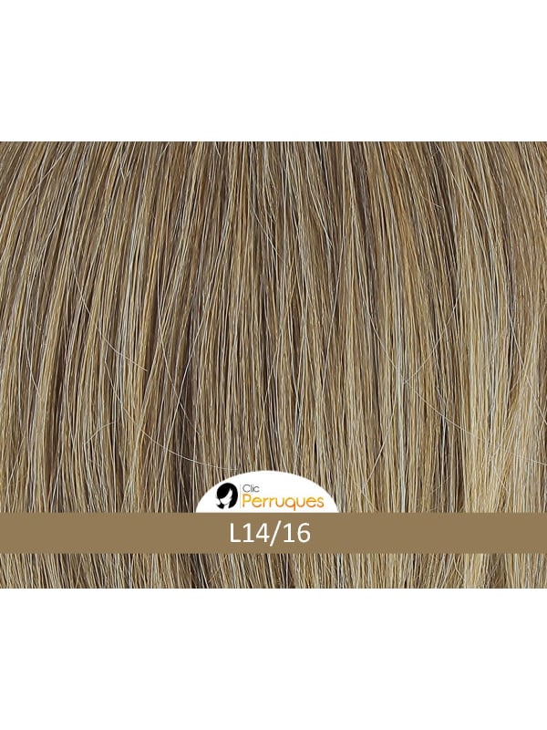 Queue de cheval BF Super Curl Gisela Mayer 45 cm bouclée, fibre synthétique, fixation pince crabe