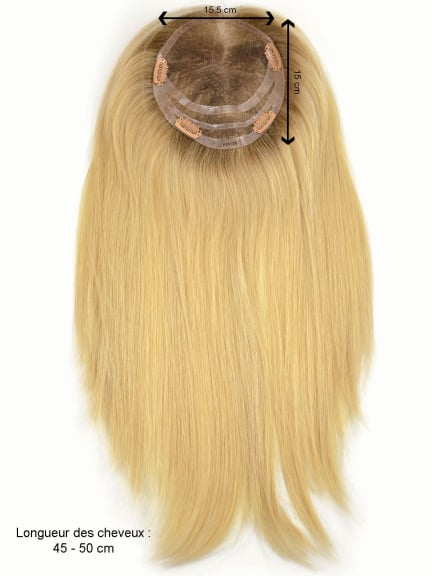 Remy Filler Light Long 15,5x15 cm — volumateur invisible en Remy Hair, maintien renforcé.