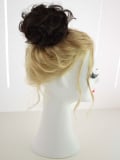 Chouchou chignon Pastis Gisela Mayer à pince crabe, fibre synthétique, volume maxi bun instantané