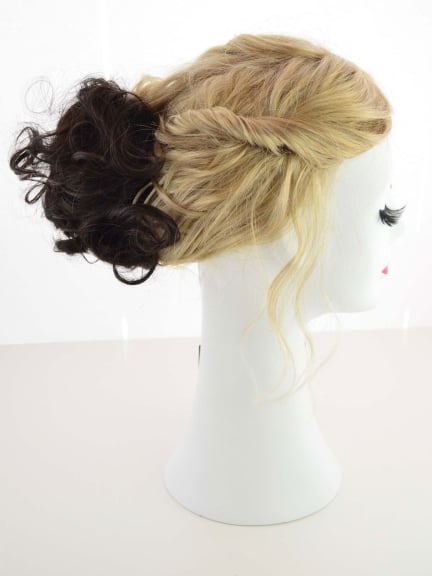 Chignon Rum Gisela Mayer à clipser — coiffé décoiffé, pose facile