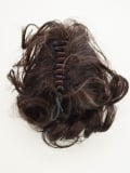 Chignon Rum Gisela Mayer synthétique à pince crabe, effet coiffé-décoiffé naturel