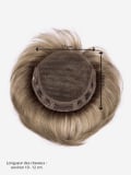 Volumateur Lace Top clip-in en fibre synthétique 17x16 cm, volume discret au sommet, effet rooted/mix