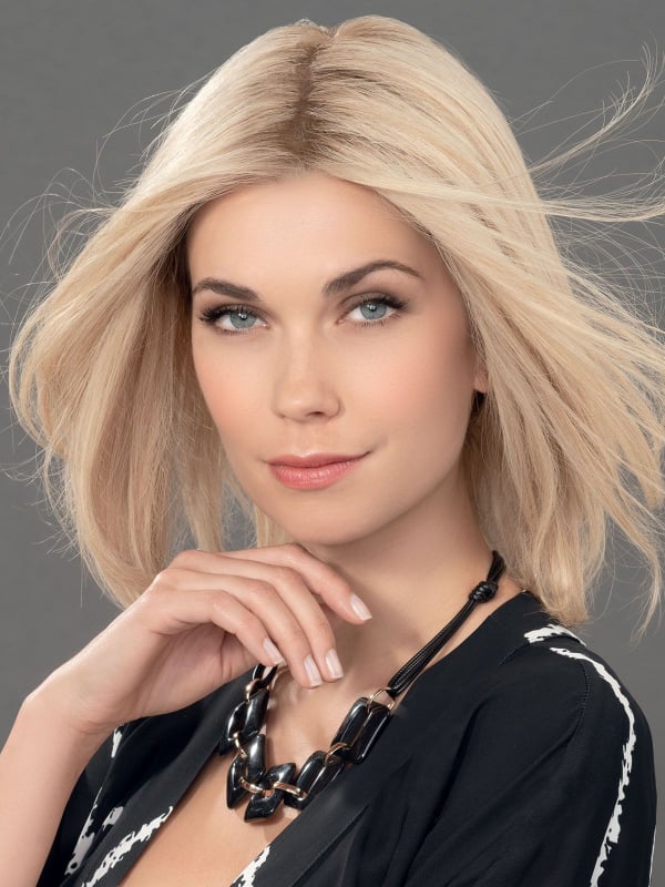 Volumateur Matrix Top Power en cheveux naturels Remy Hair 32-40 cm, tulle cinéma invisible, confort léger et maintien par pinces