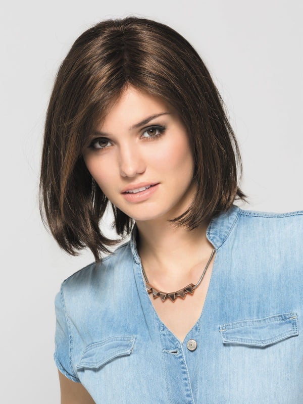Perruque Yara Mono Ellen Wille : carré mi-long en cheveux naturels Remy, base monofilament et bordure invisible pour un rendu di