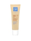 Fond de teint crème SPF25 Eye Care : couvrance naturelle, fini mat, hydratation à l’acide hyaluronique, peaux sensibles.