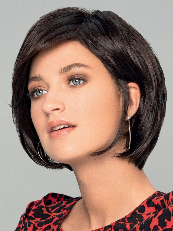 Perruque High End Techno Catwalk — carré court, bonnet 100% fait main, aspect ultra-naturel