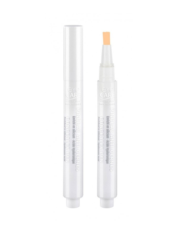 Pinceau anti-cernes Eye Care : correction naturelle des cernes, hydratation à l’acide hyaluronique, adapté aux yeux sensibles.
