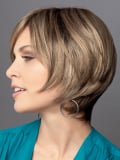 Perruque Bikini Mono Lace Gisela Mayer, carré court dégradé lisse, effet naturel et confort léger