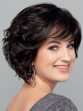 Perruque It Curl Gisela Mayer, coupe courte avec ondulations naturelles et boucles souples, coiffage aux doigts pour un rendu tr