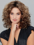 Photo Pepa Lace : perruque ondulée mi-longue au volume ultra glamour