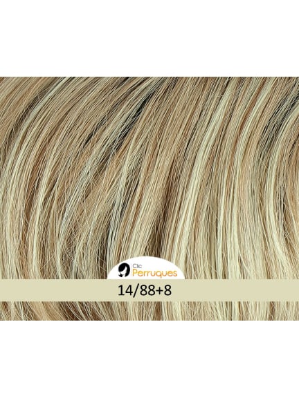 Super Extra (Gisela Mayer) - perruque courte coiffée/décoiffée. Mono Lace disponible