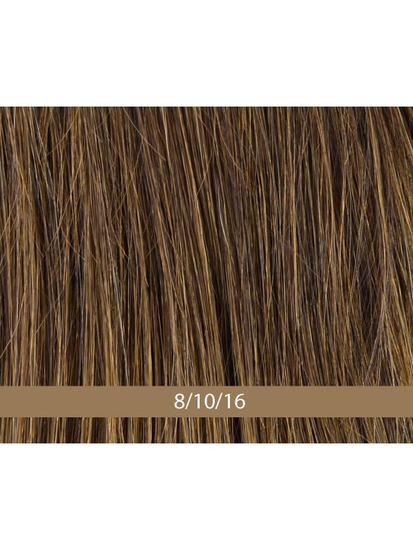 Perruque Techno Uno Lace Gisela Mayer : carré mi-long, raie au milieu, fibre synthétique résistante à la chaleur pour un look na