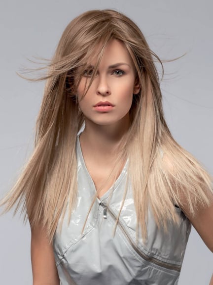 Perruque Cloud - Chevelure synthétique stylable, mini bordure invisible, couleurs pastel tendance