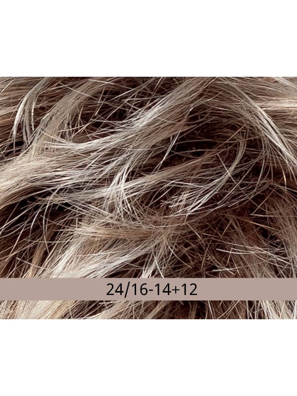 Perruque Super Roma : coupe courte effilée en fibre synthétique, style féminin