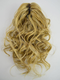 Extension queue de cheval bouclée Cool Clip Gisela Mayer 38 cm, pince crabe, coloris Popcorn Blond (photo)