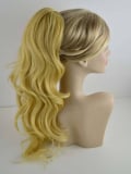 Queue de cheval wavy à clip 40 cm Gisela Mayer Clip Wavy Long, fibre synthétique, effet naturel (Golden Blond)