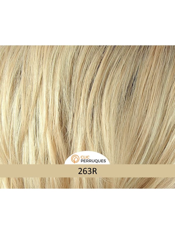 Queue de cheval wavy à clip 40 cm Gisela Mayer Clip Wavy Long, fibre synthétique, effet naturel (Golden Blond)