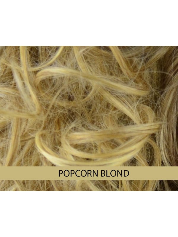 Queue de cheval wavy à clip 40 cm Gisela Mayer Clip Wavy Long, fibre synthétique, effet naturel (Golden Blond)