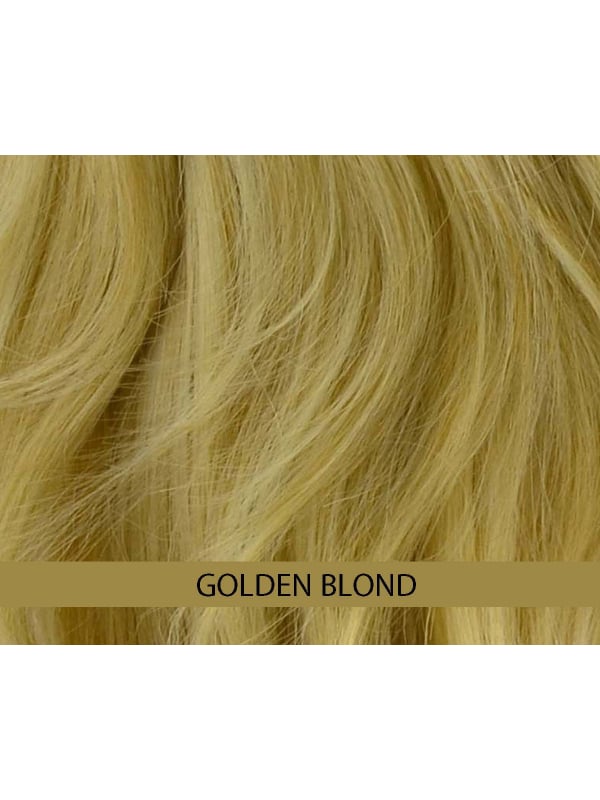 Queue de cheval wavy à clip 40 cm Gisela Mayer Clip Wavy Long, fibre synthétique, effet naturel (Golden Blond)