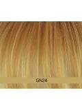 Perruque enfant Emma : cheveux longs lisses avec frange droite, ajustable pour tour de tête 48 à 54 cm