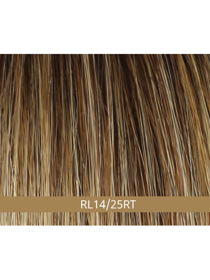 Nature Statement Deluxe — perruque longue naturelle 54 cm, fibre thermorésistante et tulle frontal.