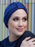 Turban chimio plissé Aktion Gisela Mayer en bambou doux – volume naturel, confort jour & nuit