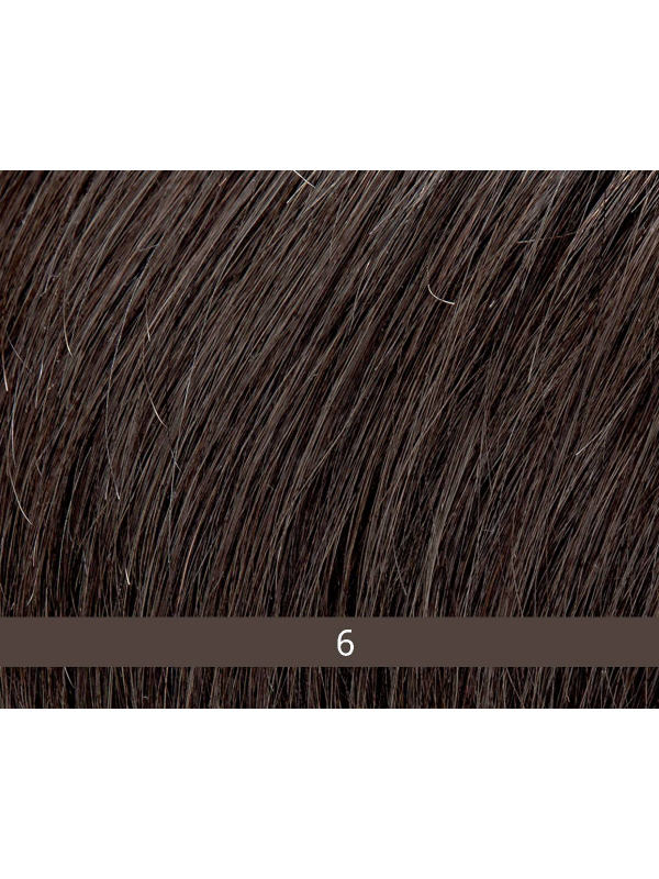 Boss Light HH : complément capillaire court en cheveux naturels Remy Hair, base 18x24 cm, longueur env. 10 cm, fixation adhésif 