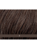 Boss Light HH : complément capillaire court en cheveux naturels Remy Hair, base 18x24 cm, longueur env. 10 cm, fixation adhésif 
