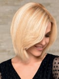 Perruque Linda HH Lace en cheveux naturels Remy Hair, carré droit mi-long 34 cm avec lace front invisible, confort quotidien.