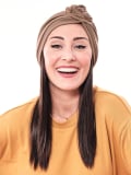 Couronne de cheveux mi-longue Les Franjynes : frange reverse nuque en fibre synthétique premium, maintien breveté, compatible tu